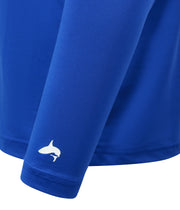 FISH LAIR | Royal Blue | Long Sleeve | Large Logo Design T-Shirt