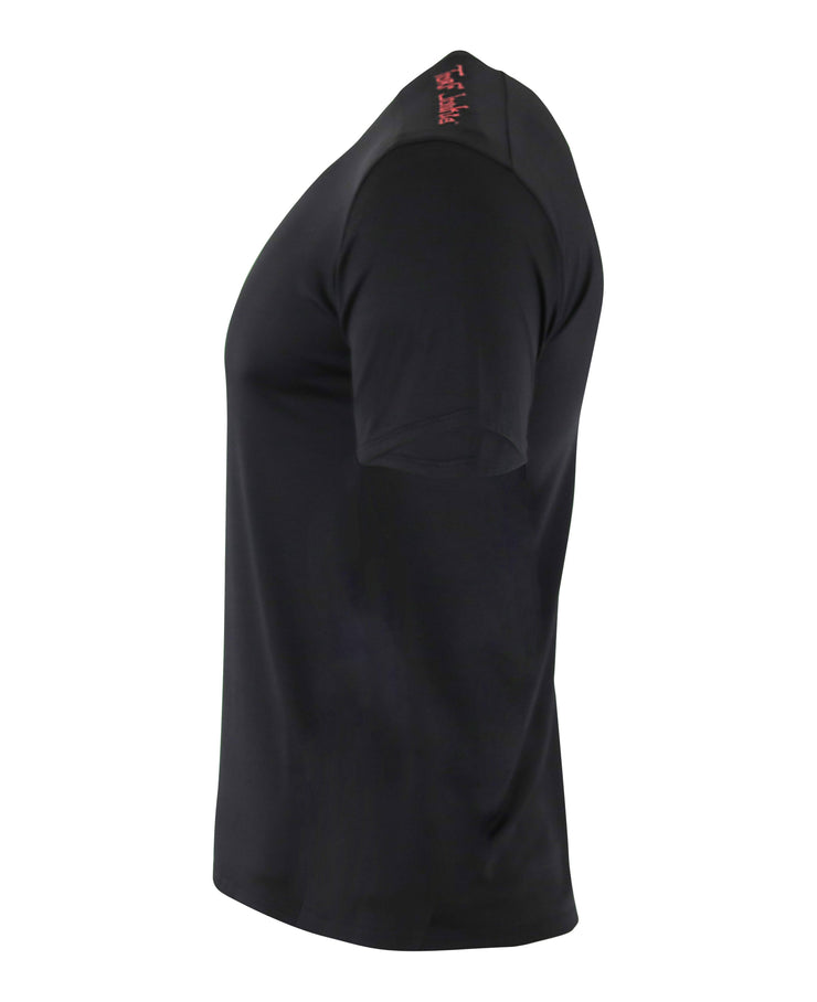 TURF JUNKIE Short Sleeve Black T-Shirt # 13